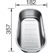 BLANCO 225253, 35,7 cm, 18,2 cm