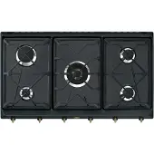 Smeg SRV896AOGH Einbau-Gaskochfeld, anthrazit, 5 Brenner