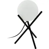 Eglo 97333, Schwarz, Weiß, Glas, Stahl, Schwarz, II, E14, 1 Glühbirne(n)