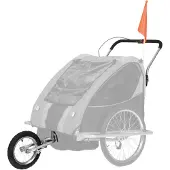 Trekker Jogger-Kit für 1 Fahrradanhänger für Kinder