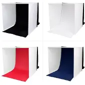 Caruba Hintergrund set Portable Fotostudio 50x50x50cm