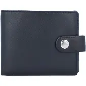 PICARD Leder Geldbörse Brooklyn Bifold Wallet with Flap Black schwarz