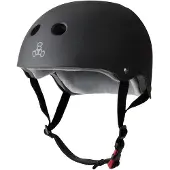 Triple 8 Certified Sweatsaver Helm black rubber Gr. LXL