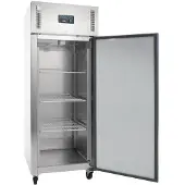 Polar Edelstahl-Kühlschrank 650 Liter Eintürig - Serie U