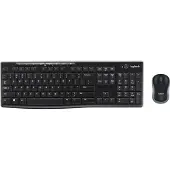 Logitech MK270, Volle Größe (100%), Kabellos, RF Wireless, QWERTZ, Schwarz, Maus enthalten