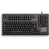 Cherry TouchBoard G80-11900 Kabelgebundene Tastatur mit Touchpad, Schwarz, USB (QWERTZ - DE), Volle Größe (100%), Kabelgebunden, USB, Mechanischer Switch, QWERTZ, Schwarz