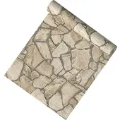 AS-Creation Tapete Stein-Optik Beige Grau und Braun 53 cm x 10,05 m AS-927323
