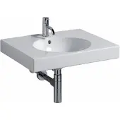 Keramag Waschtisch PRECIOSA II 600x500mm m HL m ÜL we KT