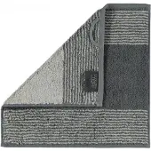 Cawö Gesichtshandtuch Luxury Home Two-Tone Schiefer (6er Set)