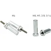 FollowMe Adapter Achsverlängerungsmutter M 8 x 1,25 - Spezialmutter für Kinde...