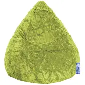 Sitting Bull BeanBag Fluffy L 70 x 90 cm, Gruen 70x90cm