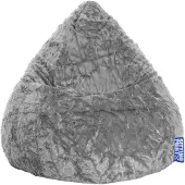 Sitting Bull Bean Bag Fluffy XL 70 x 110 cm, Mittelgrau 70x10cm