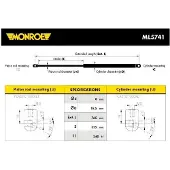 Monroe Gasfeder, Motorhaube MaxLift ML5741