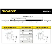 Monroe Gasfeder, Koffer-/Laderaum MaxLift ML6209