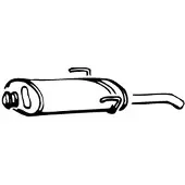 Walker Endschalldämpfer [Hersteller-Nr. 13224] für Peugeot