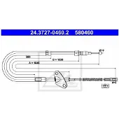 Ate Seilzug Feststellbremse 24.3727-0460.2 für Mercedes-Benz T1