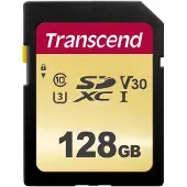 Transcend 128GB UHS-I U3 SD, 128 GB, SDXC, Klasse 10, UHS-I, 95 MB/s, 60 MB/s