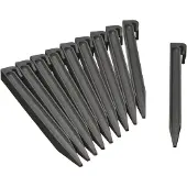 Nature Gartenrandanker aus Polypropylen – NATURE – H 26,7 x 1,9 x 1,8 cm – Grau