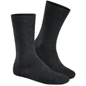 Hudson Relax Woolmix Clima Socke 3er Pack | 43-46 (II) | Black (HU-0005)