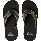 Quiksilver Monkey Abyss Flip Flops Schwarz,Grau EU 44 Mann