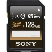 Sony 128GB SDXC UHS-I, 128 GB, SDXC, Klasse 10, UHS-I, 95 MB/s, 90 MB/s