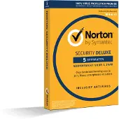 Norton 360 Deluxe | Sicherheit für 5 Geräte | Jahreslizenz | 50 GB Cloud-Speicher inklusive