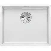 BLANCO Granitspüle "SUBLINE 500-F", weiß, B:43cm H:19cm T:53cm, Verbundwerkstoff, Küchenspülen, Granitspüle, erhältlich in mehreren Farben