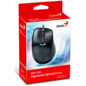 Genius DX-150X, Beidhändig, Optisch, USB Typ-A, 1000 DPI, Schwarz