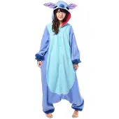 Vegaoo Kigurumi Stitch Kostüm Unisex - M-L Lila M