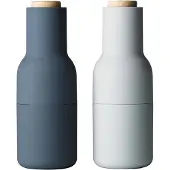 Audo Copenhagen Salz- Pfeffermühle Bottle Gringer 2er Set Blues - Beech Lid