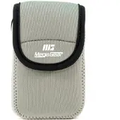 MegaGear Sony Cyber-Shot DSC-W800 Ultraleichte Kameratasche aus Neopren mit Karabiner Haken grau