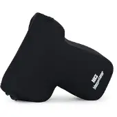 MegaGear MG1110 Nikon Coolpix P900, P900S Ultraleichte Kameratasche aus Neopren mit Karabiner Haken schwarz