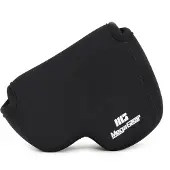 MegaGear Nikon Coolpix L840 Ultraleichte Kameratasche aus Neopren mit Karabiner Haken schwarz