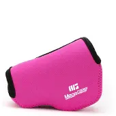MegaGear Ultraleichte Kameratasche aus Neopren kompatibel mit Sony Alpha A6400, A6500, A6300, A6000 (16-50 mm) - Pink