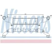 Nissens 96859 Ladeluftkühler LLK passend für MERCEDES-BENZ C-Klasse Limousine (W202) Turbo Intercooler