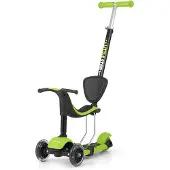 Milly Mally Little Star Rutschfahrzeug/Scooter 3-in-1, Grün