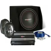 Excalibur X2 Trunkpack 12 - Subwoofer - Met Hoedenplan Speakers, Versterker & Kabelset