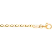 Engelsrufer Collierkettchen "Ankerkettengliederung, 2,85 mm breit" Gr. 45, gold (gelbgoldfarben), Halsketten, Damen, 45, Silber 925 (Sterlingsilber), B: 2,85mm, Collierkettchen, B:2,85mm
