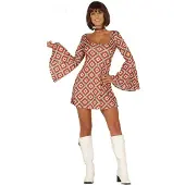 Guirca 70er Jahre Disco Kleid Carry