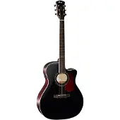 Cort Gold A8 Black Gloss Top - Westerngitarre