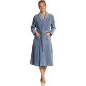Vossen Bademantel Anna Smoke Blau Damen-XS