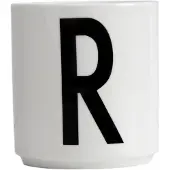 Design Letters DL Becher Keramik R, Weiß