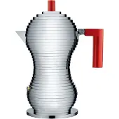 Alessi Pulcina - Espressomaschine 30 cl-Rot