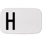 Design Letters Lunchbox in Weiß/ Schwarz - 700 ml - onesize