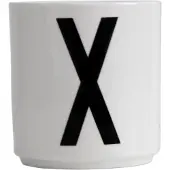 Design Letters DL Becher Keramik X, Weiß