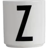 Design Letters DL Becher Keramik Z, Weiß