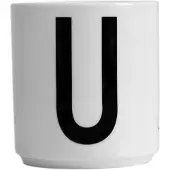 Design Letters DL Becher Keramik U, Weiß