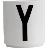 Design Letters The Classic Collection Becher Größe: 0,325 L, Farbe: Y - weiß