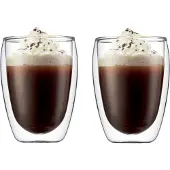 Bodum Glas Pavina Transparent 350 ml (Set von 2 Stück)