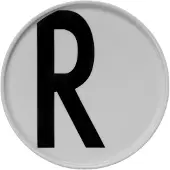Design Letters - AJ Porzellan Teller R